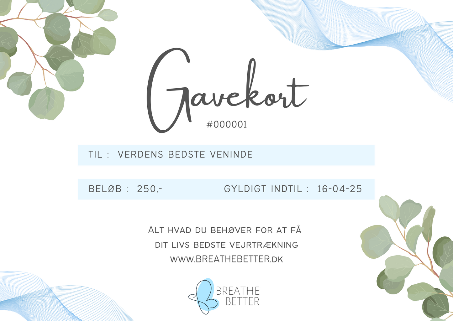 Gavekort